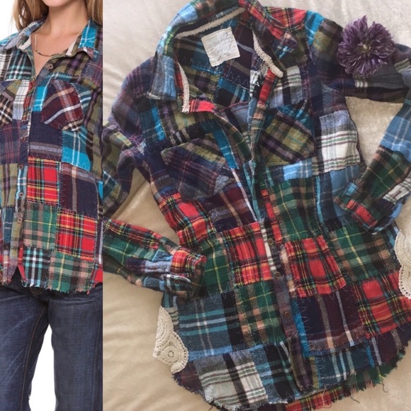 Free People Tops - We the Free People Flannel Top